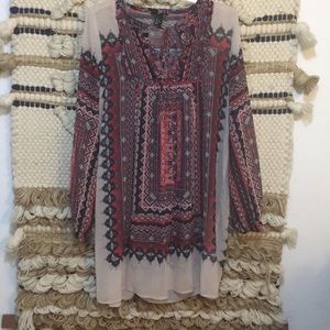 H&M see through tunic